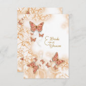 Koraalperzikvlinder RSVP Kaartje (Voorkant / Achterkant)