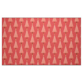 Koraalpolka stipt moderne kerstboom stof (Fat Quarter)