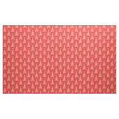 Koraalpolka stipt moderne kerstboom stof (Yard (91,4 cm))