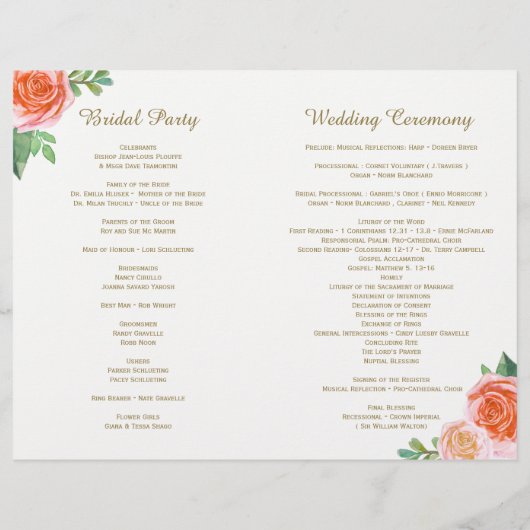 Koraalprogramma's en goudweddenschappen (Achterkant)