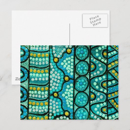 Koraalreis Briefkaart (Voorkant / Achterkant)