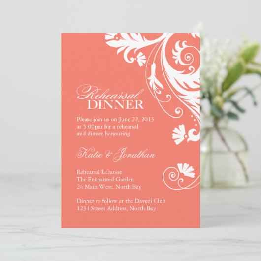 Koraalrepetities Kaart (Staand voorkant)