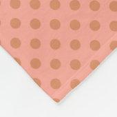 Koraalretro Fleece Deken (Hoek)