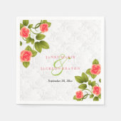 koraalriem servetten (Voorkant)