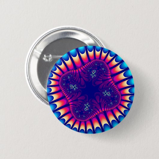 Koraalriem Zee Ronde Button 5,7 Cm (Voorkant /achterkant)