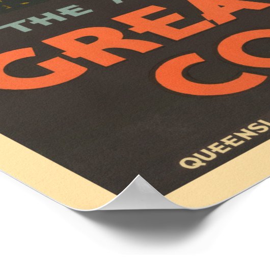  koraalrif Adverteren Poster (Hoek)