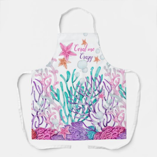 Koraalrif Apron Schort (Voorkant)