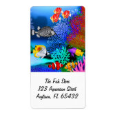 Koraalrif Aquarium Vis Label (Voorkant)