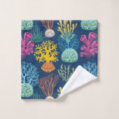 Koraalrif Bad Handdoek (Wasdoekje)