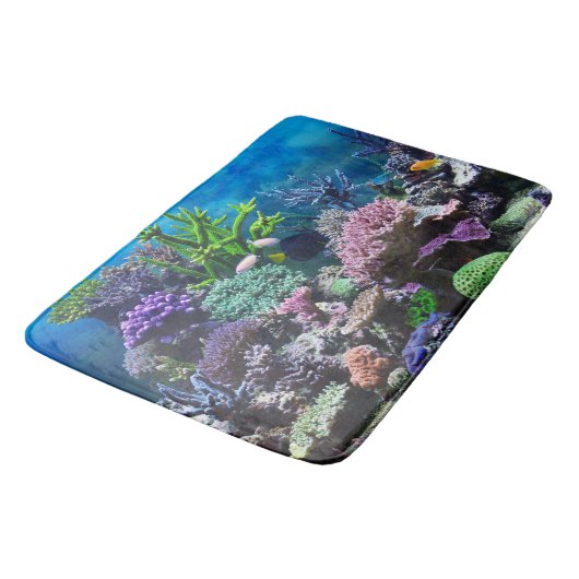 Koraalrif Bath Mat. Badmat (Gekanteld)
