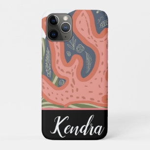 Koraalrif Beach Botanical Illustration Pattern Case-Mate iPhone Case