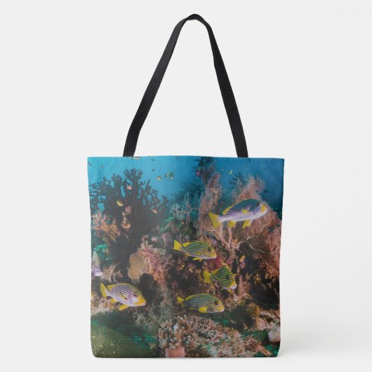 Koraalrif Beach zakken Tote Bag (Voorkant)