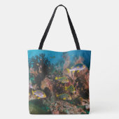 Koraalrif Beach zakken Tote Bag (Achterkant)