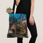 Koraalrif Beach zakken Tote Bag (Dichtbij)
