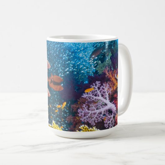 Koraalrif | Bigeye of Goggle-Oog Koffiemok (Voorkant rechts)