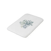 Koraalrif Blauw Groen Wit Bad Mat (Gekanteld)