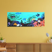 Koraalrif Canvas Afdruk (Insitu (Woonkamer))