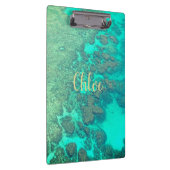 Koraalrif Caraïben turquoise oceaanwater Klembord (Rechts)