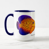 Koraalrif Chevron Tang Fish Mok (Links)