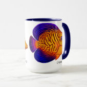 Koraalrif Chevron Tang Fish Mok (Voorkant rechts)