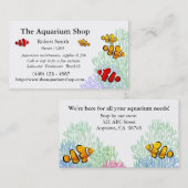 koraalrif Clownfish Visitekaartje (Voorkant / Achterkant)