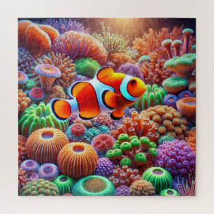 Koraalrif Clownvis Oceaan Voor Kinderen Volwassene Legpuzzel
