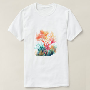 Koraalrif Concept Artistiek Ontwerp T-shirt