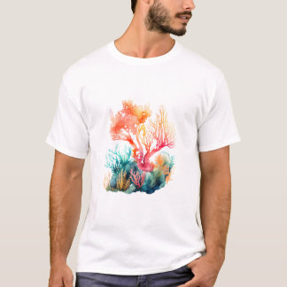 Koraalrif Concept Artistiek Ontwerp T-shirt