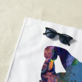 Koraalrif duif strandlaken (In situ)