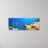 Koraalrif en tropische vissen canvas afdruk (Voorkant)