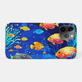 Koraalrif Fish Art Case-Mate iPhone Case (Achterkant (horizontaal))