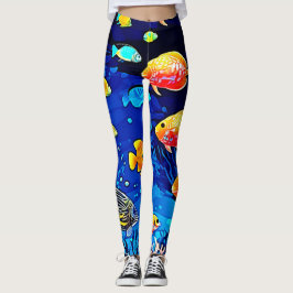 Koraalrif Fish Art Leggings