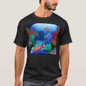 Koraalrif flesje Wrasse Fish T-Shirt (Voorkant)