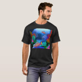 Koraalrif flesje Wrasse Fish T-Shirt (Voorkant volledig)