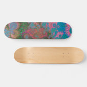 Koraalrif Fractale Abstracte Kunst Persoonlijk Skateboard (Horizontaal)