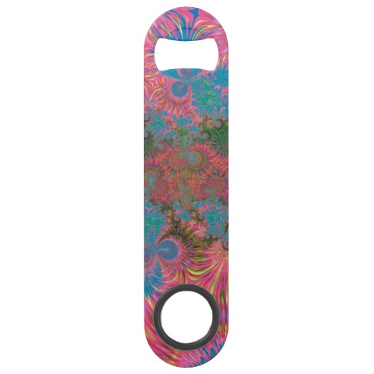 Koraalrif Fractale Abstracte Kunst Speed Flessenopener (Voorkant)