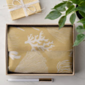 Koraalrif, geel tissuepapier (Geschenk)