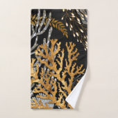 Koraalrif - Goud en Parel Symfonie Bad Handdoek (Handdoek)