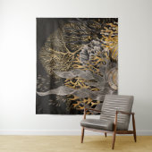 Koraalrif - Goud en Parel Symfonie Wandkleed (In situ)