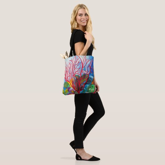 Koraalrif Great Barrier Reef oceart Tote Bag (Op model)