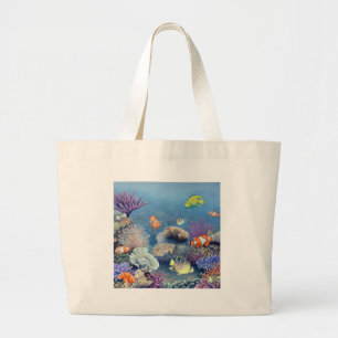 Koraalrif Grote Tote Bag