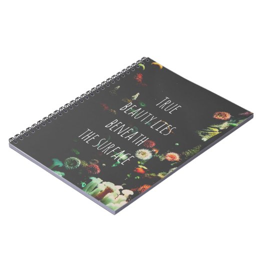 Koraalrif Inspirerend onder het oppervlak Notitieboek (Linkerzijde)