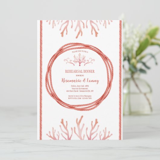 Koraalrif Kaart (Staand voorkant)