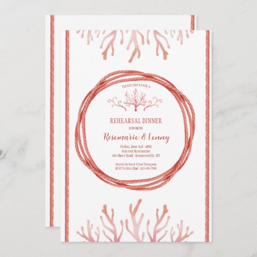 Koraalrif Kaart (Voorkant / Achterkant)