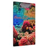 Koraalrif kleurrijke oceaan onder water klembord (Rechts)