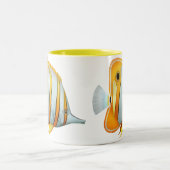 Koraalrif koperband Butterfly Fish Mok (Center)