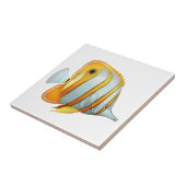 Koraalrif koperband Butterfly Fish Tile Tegeltje (Zijkant)