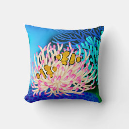Koraalrif Koudvis in Anemone Pillow Kussen