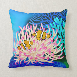 Koraalrif Koudvis in Anemone Pillow Kussen