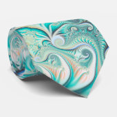 Koraalrif mandala stropdas (Opgerold)